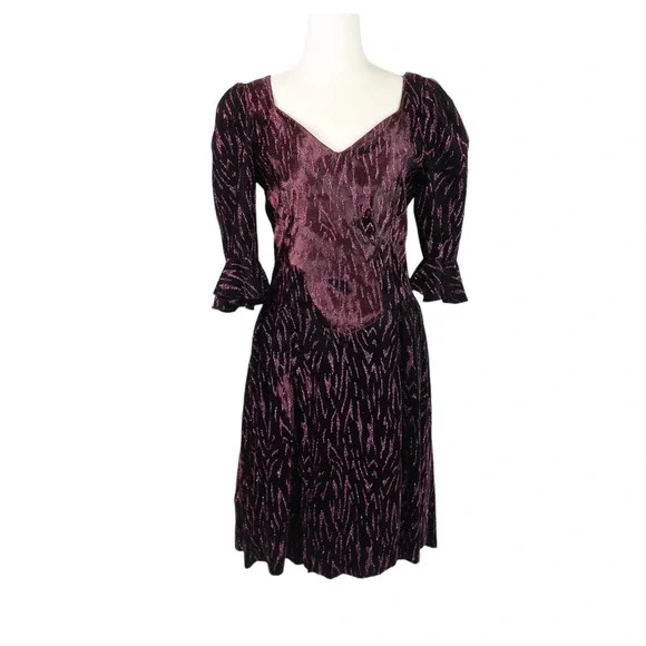 fitted lace wedding dress 80s does 1950s Vintage Lavender Shirt Dress by The American Shirt Dress   Cats Like Us